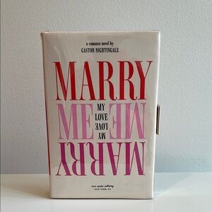 Kate Spade - NWT Marry Me My Love Book Clutch